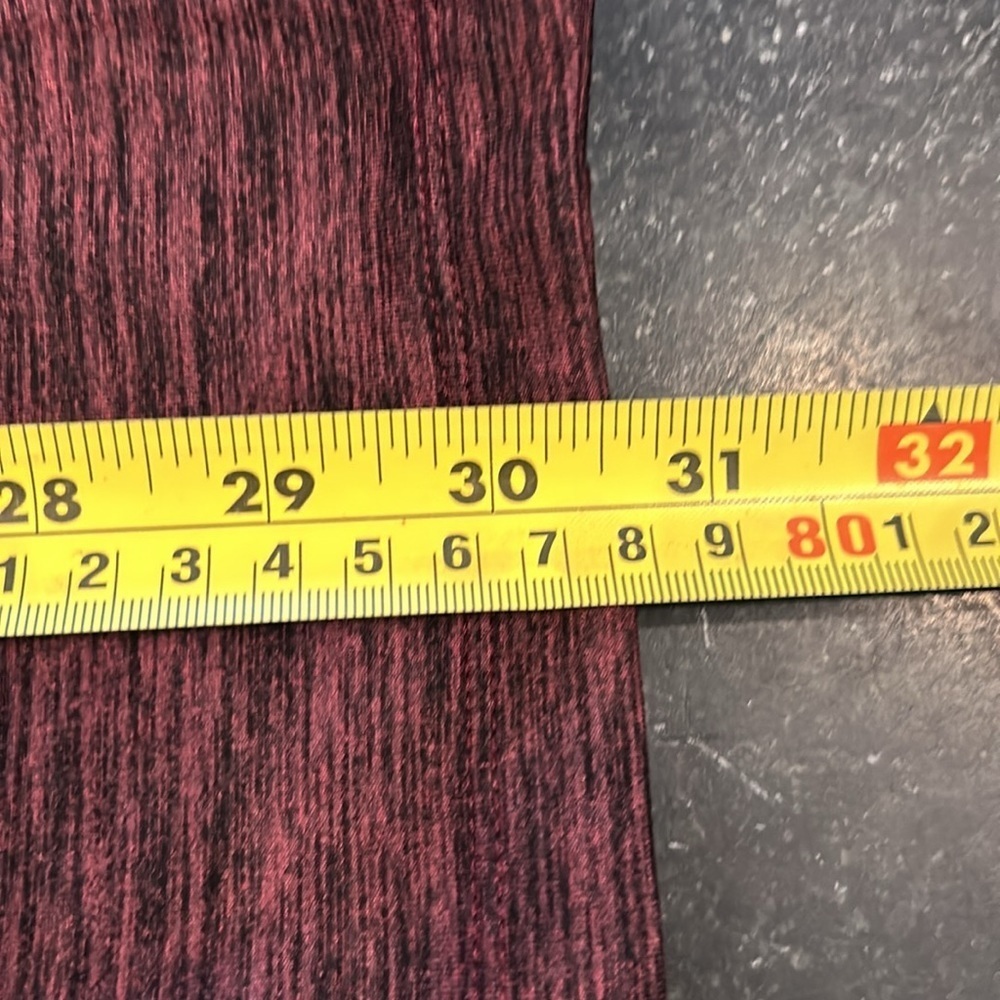 EB burgundy Capri leggings​ - Picture 7 of 8